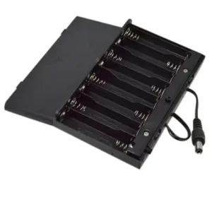 Suporte BOX para 8 pilha case estojo Armazenamento para fita Neon LEDs AA saida 12v