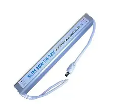 Fonte ULTRA Slim 36w 3a 12v Fina Alumínio Alimantação Palito 110V 220v Para LEDs