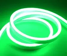 Mangueira Neon LED 12v 5mts 6x12mm Verde 12w/mt Lexivel Corte 2,5cn 12v