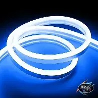 Mangueira Neon LED 12v 5mts 6x12mm Azul Ciano 12w/mt Lexivel Corte 2,5cn 12v