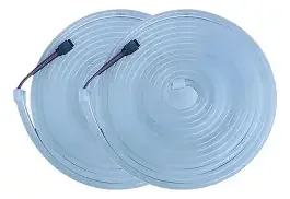 Mangueira NW=EON RGB 12V 5MTS 6X12MM RGB COLORIDO 12W/M Rolos C/5 Metros Flexível Alto Brilho Corte 2,5cm 12v