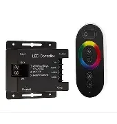 Controladora RGB 250W 20A Touch Screen 12v 24v Comando RGB Analógico